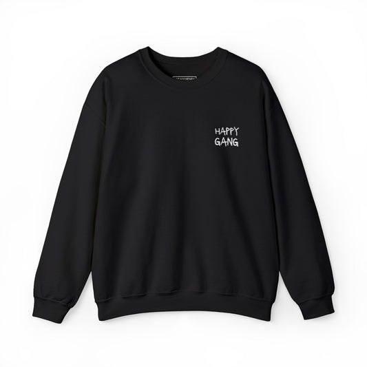 Happy Gang, White Thread Unisex Heavy Blend™ Crewneck Sweatshirt