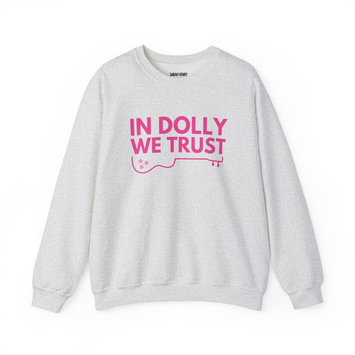 In Dolly We Trust, Unisex Heavy Blend™ Crewneck Sweatshirt