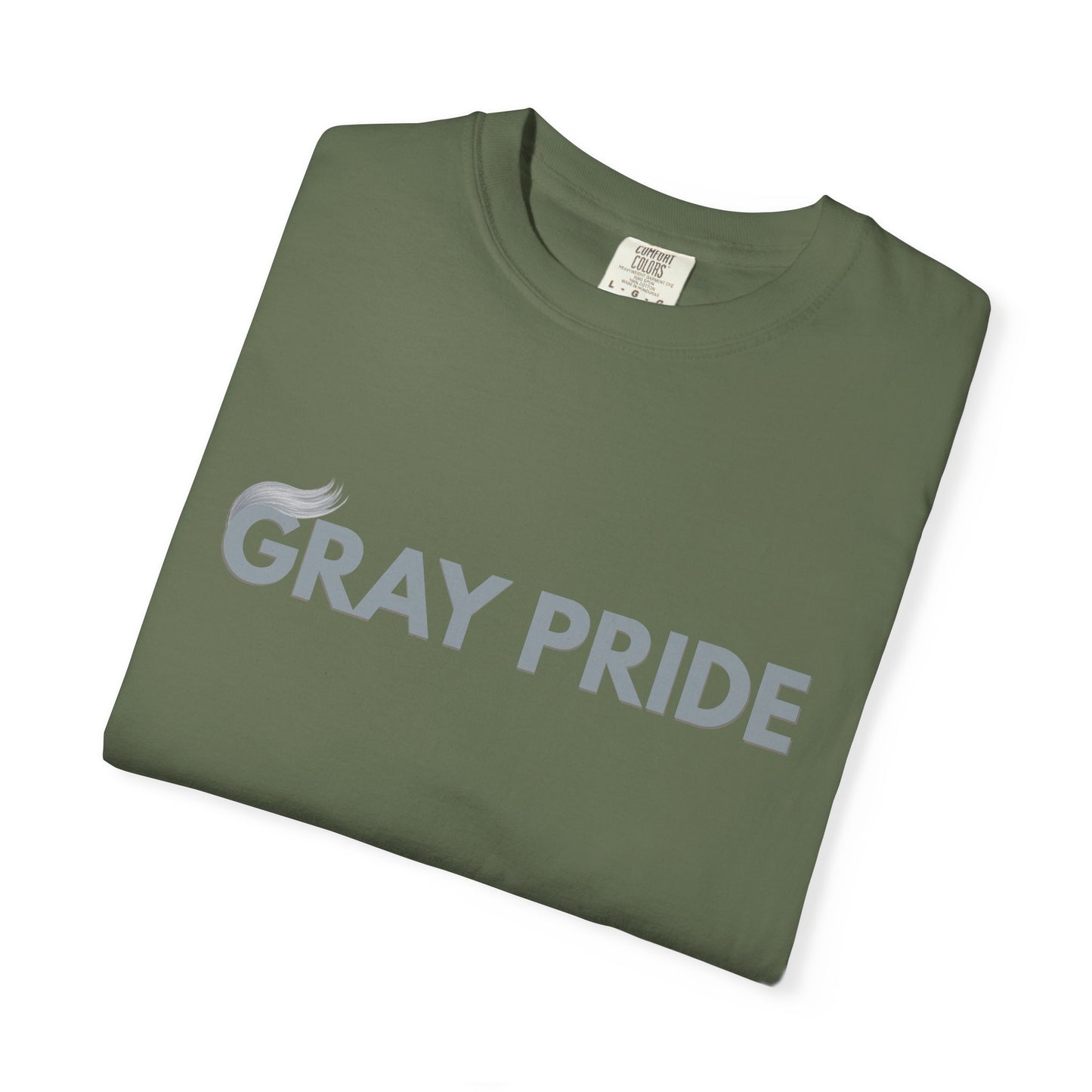 Gray Pride, Unisex Garment-Dyed T-shirt