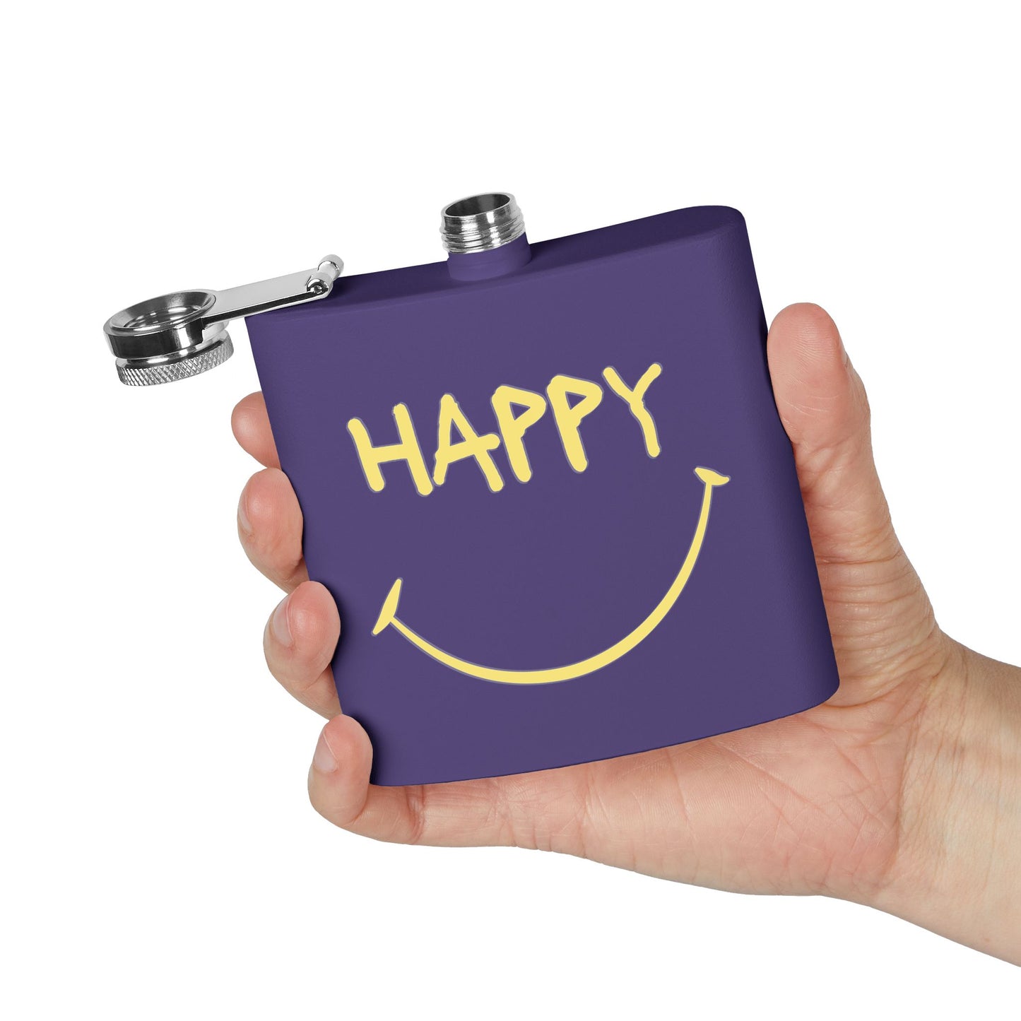 Happy Little Flask, 6oz