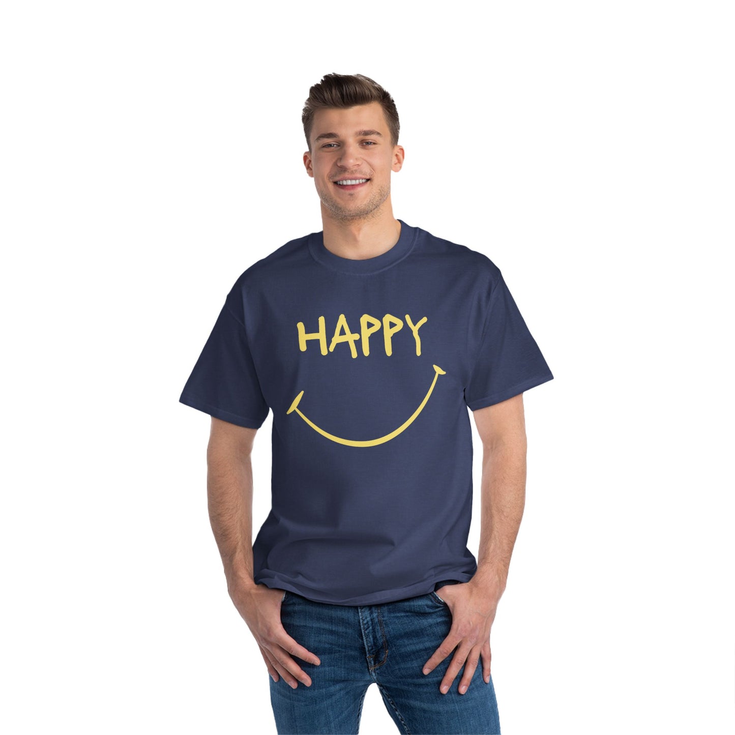 Little Bit Happy Beefy-T®  Short-Sleeve T-Shirt