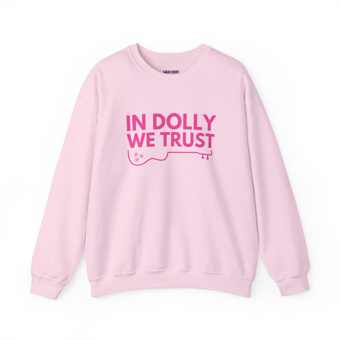 In Dolly We Trust, Unisex Heavy Blend™ Crewneck Sweatshirt