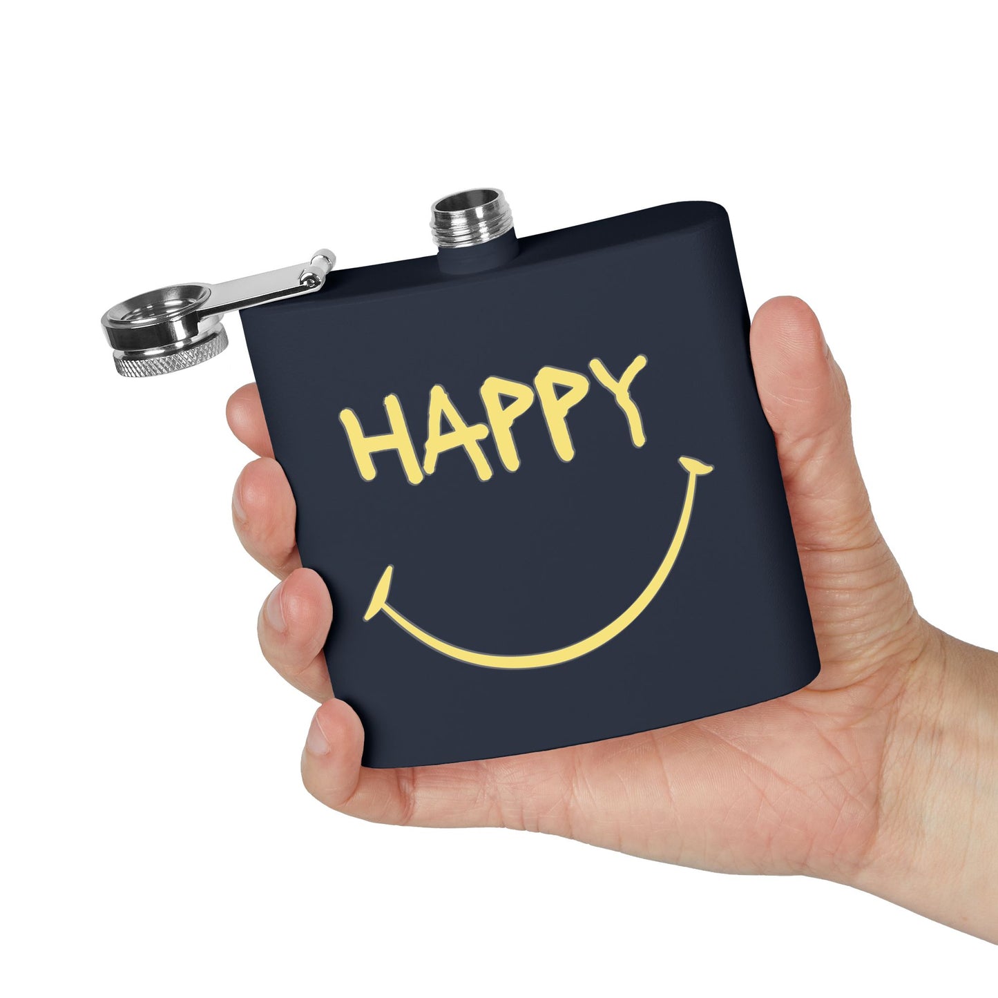 Happy Little Flask, 6oz