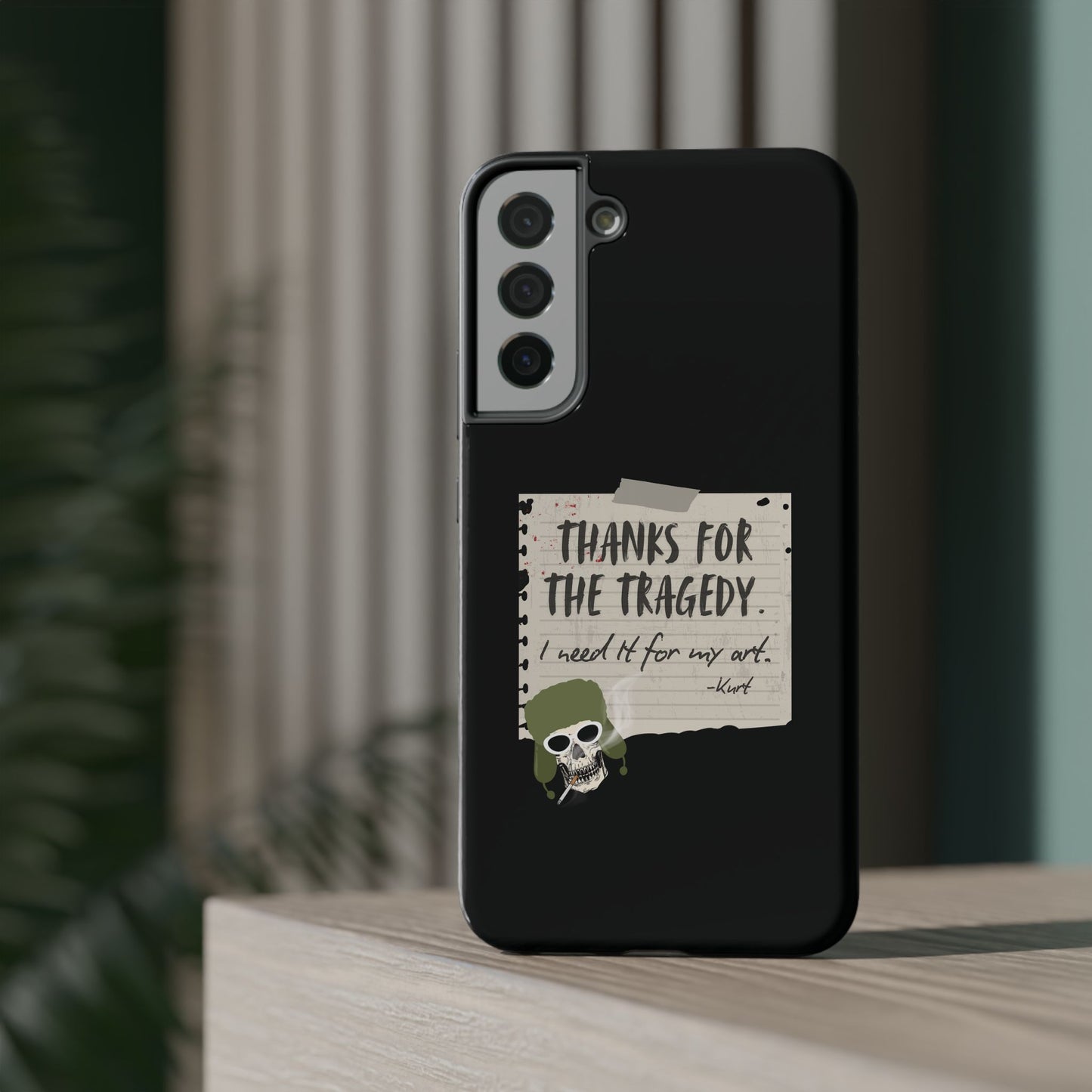 Thanks For The Tragedy, Impact-Resistant Phone Case