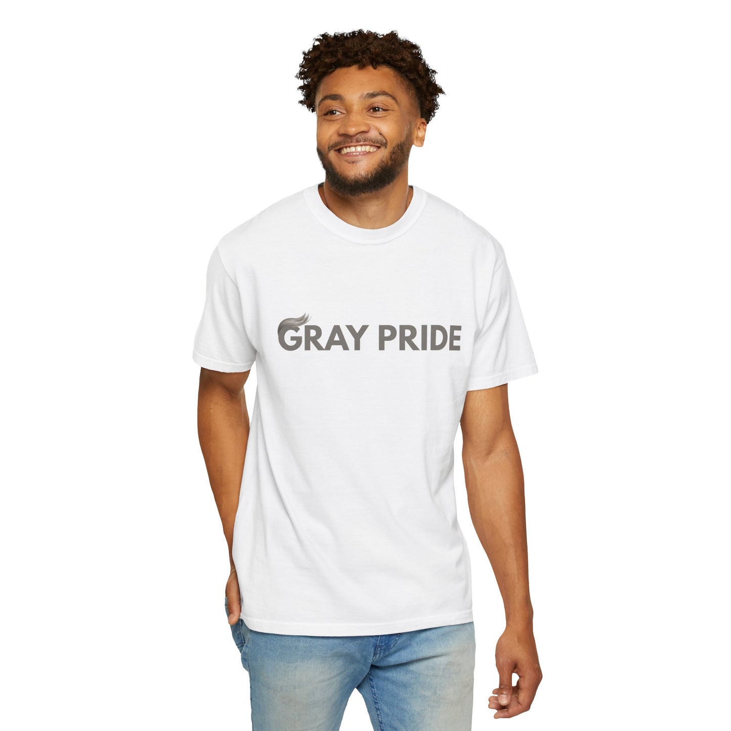 Gray Pride, Unisex Garment-Dyed T-shirt