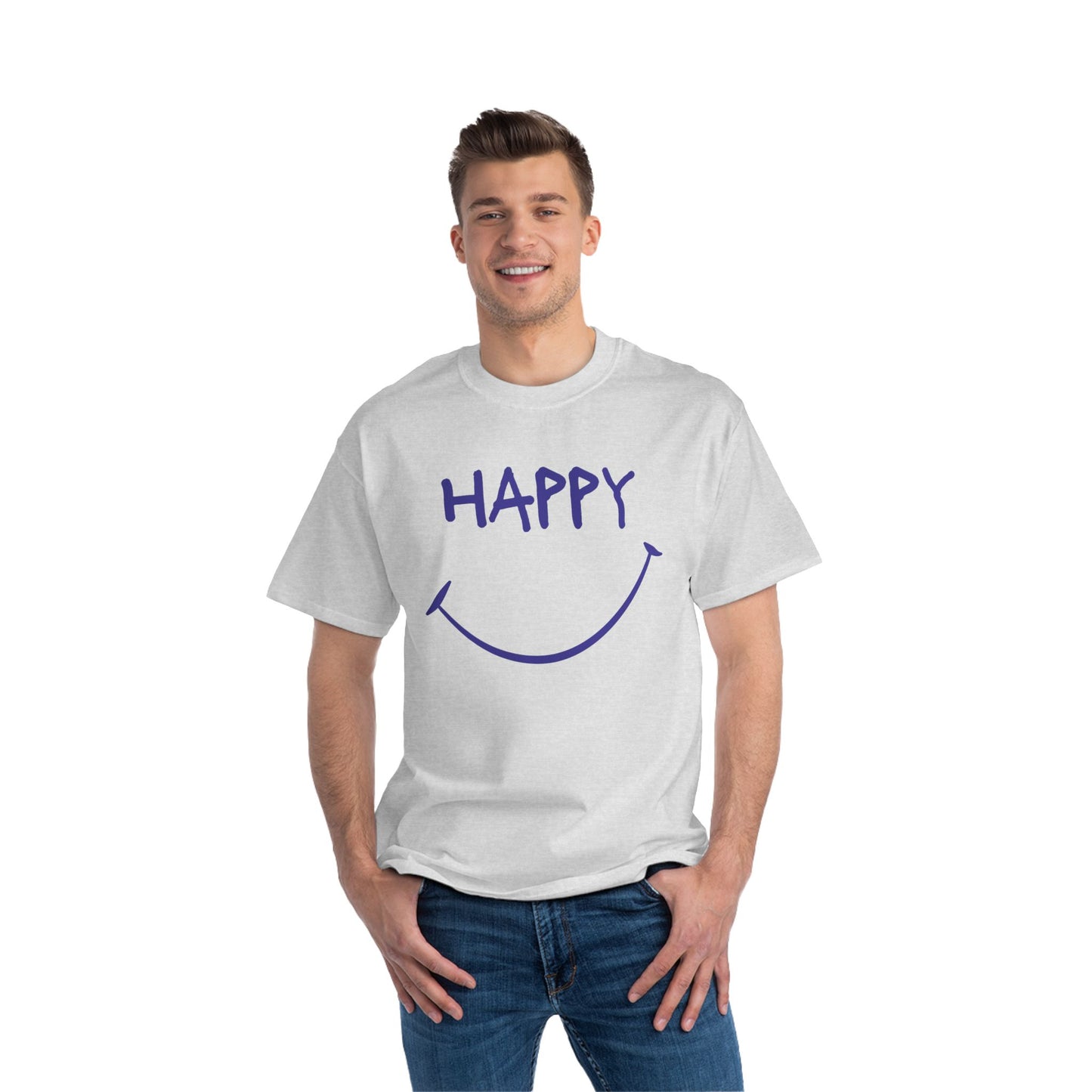 Little Bit Happy Beefy-T®  Short-Sleeve T-Shirt