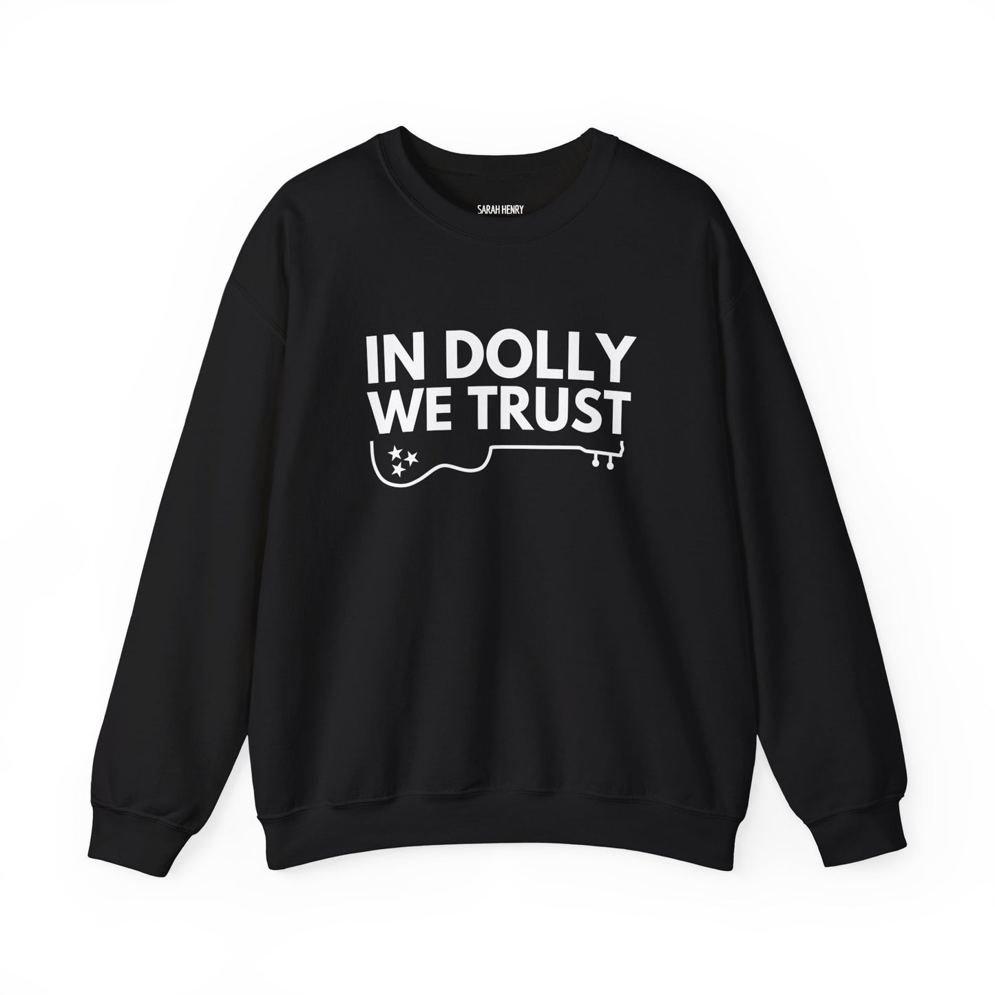 In Dolly We Trust, Unisex Heavy Blend™ Crewneck Sweatshirt