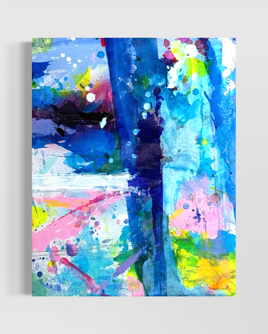 Color Study III, 11"x14" Original Abstract Painting (Copy)