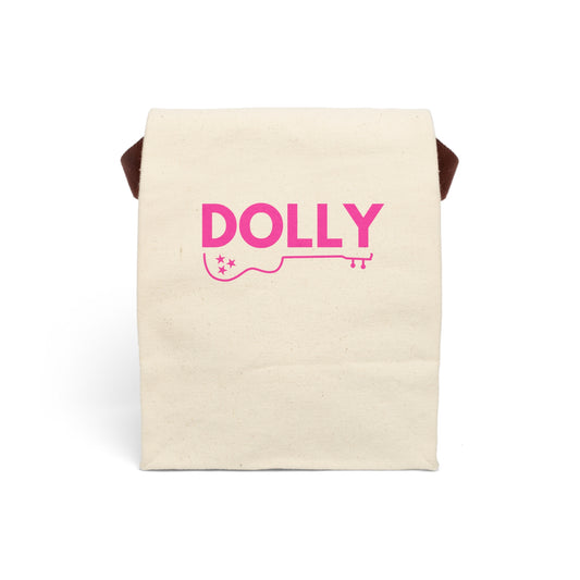 Dolly Canvas Lunch Bag With Strap