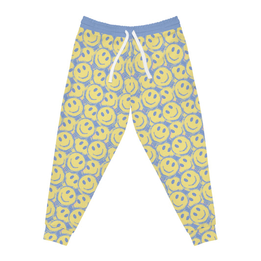 Little Bit Happy, Unisex Athletic Joggers