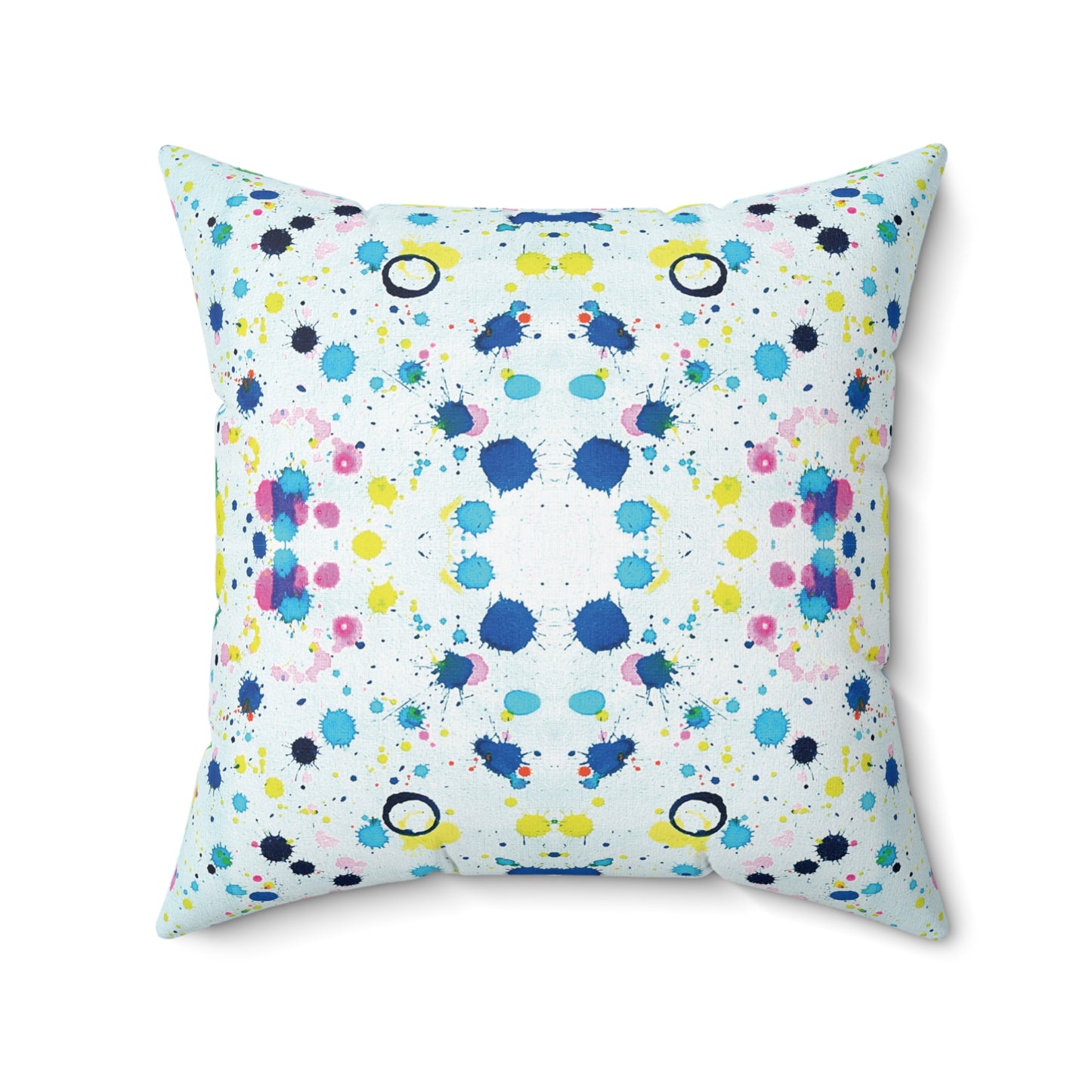 Blueberry + Banana, Spun Polyester Square Pillow
