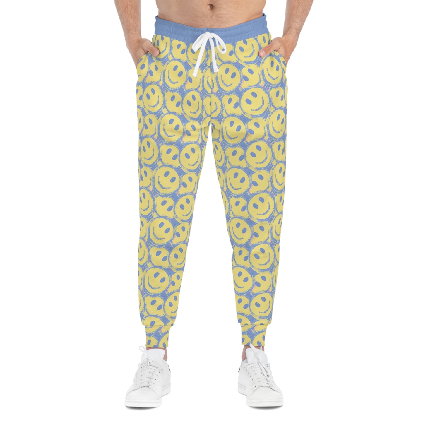 Little Bit Happy, Unisex Athletic Joggers