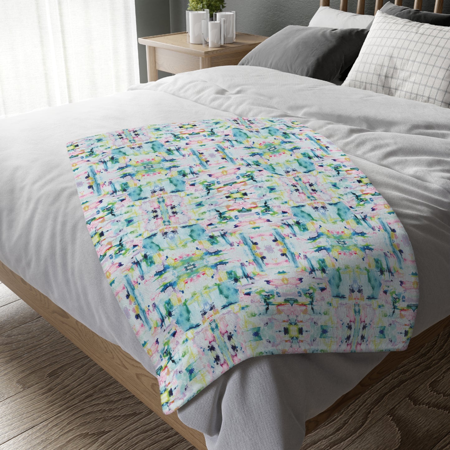 Pony, Velveteen Microfiber Blanket (Two-sided print)