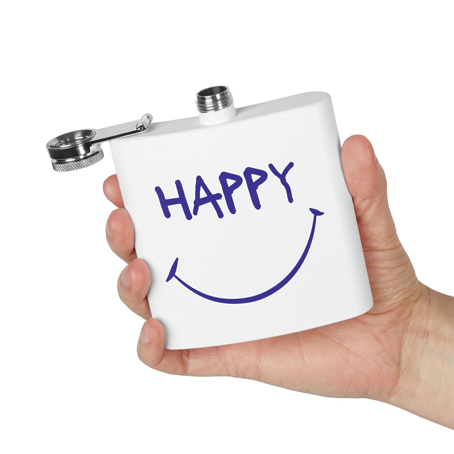 Happy Little Flask, 6oz