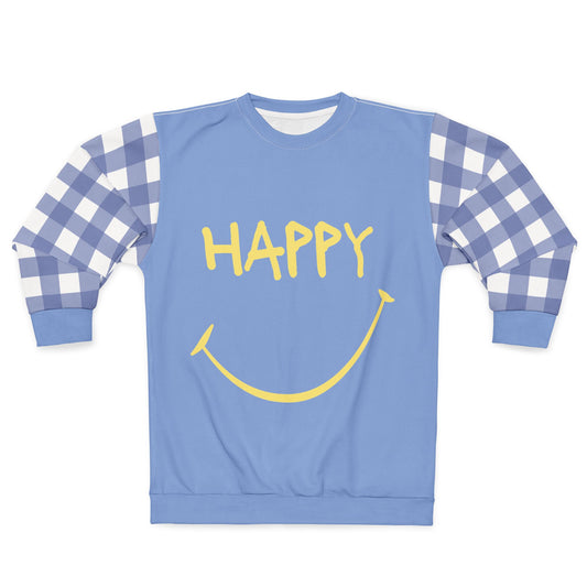 Happy Henry Sweatshirt, Unisex Powder Blue