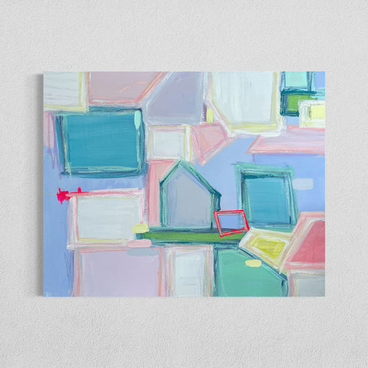 Little House on the Pastel, 24"x30"