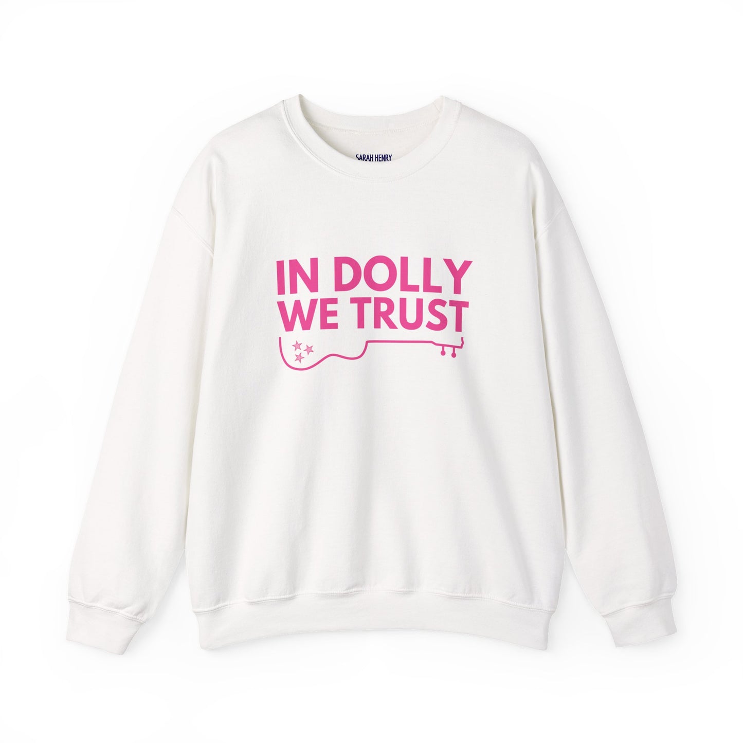 In Dolly We Trust, Unisex Heavy Blend™ Crewneck Sweatshirt