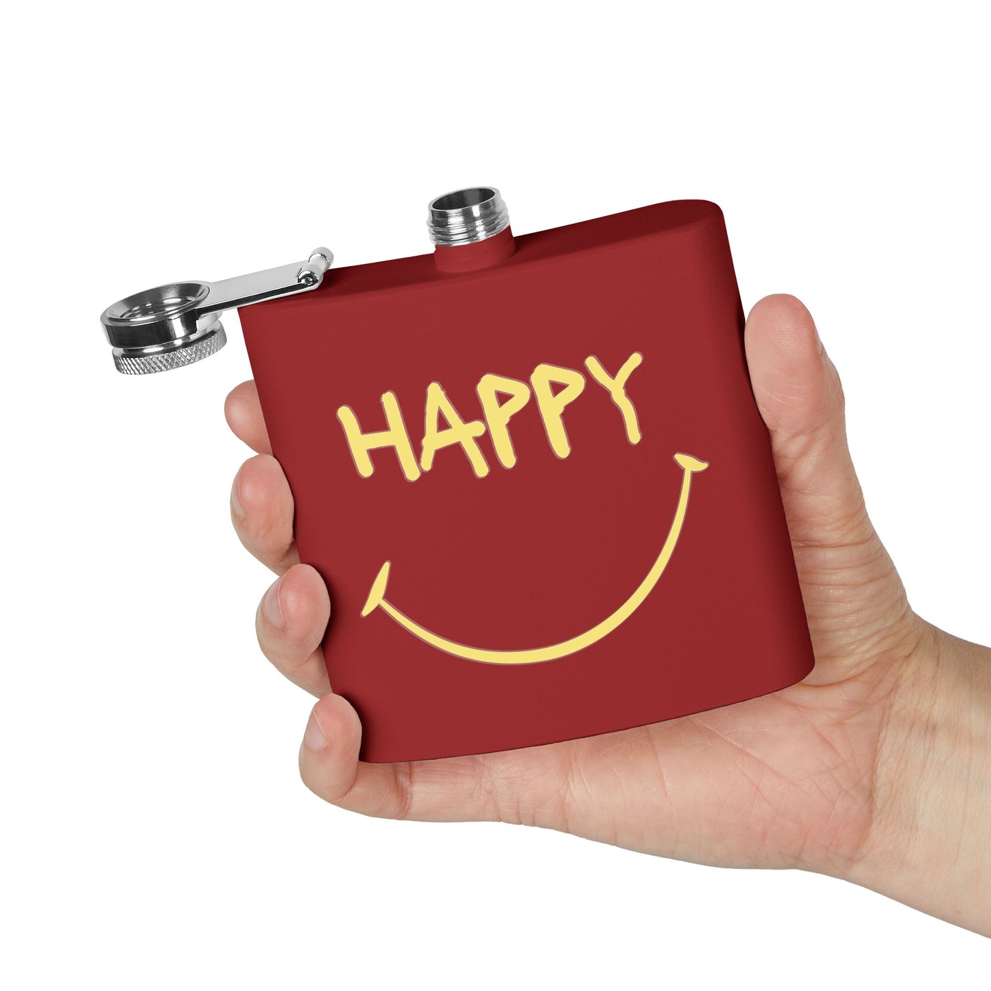 Happy Little Flask, 6oz