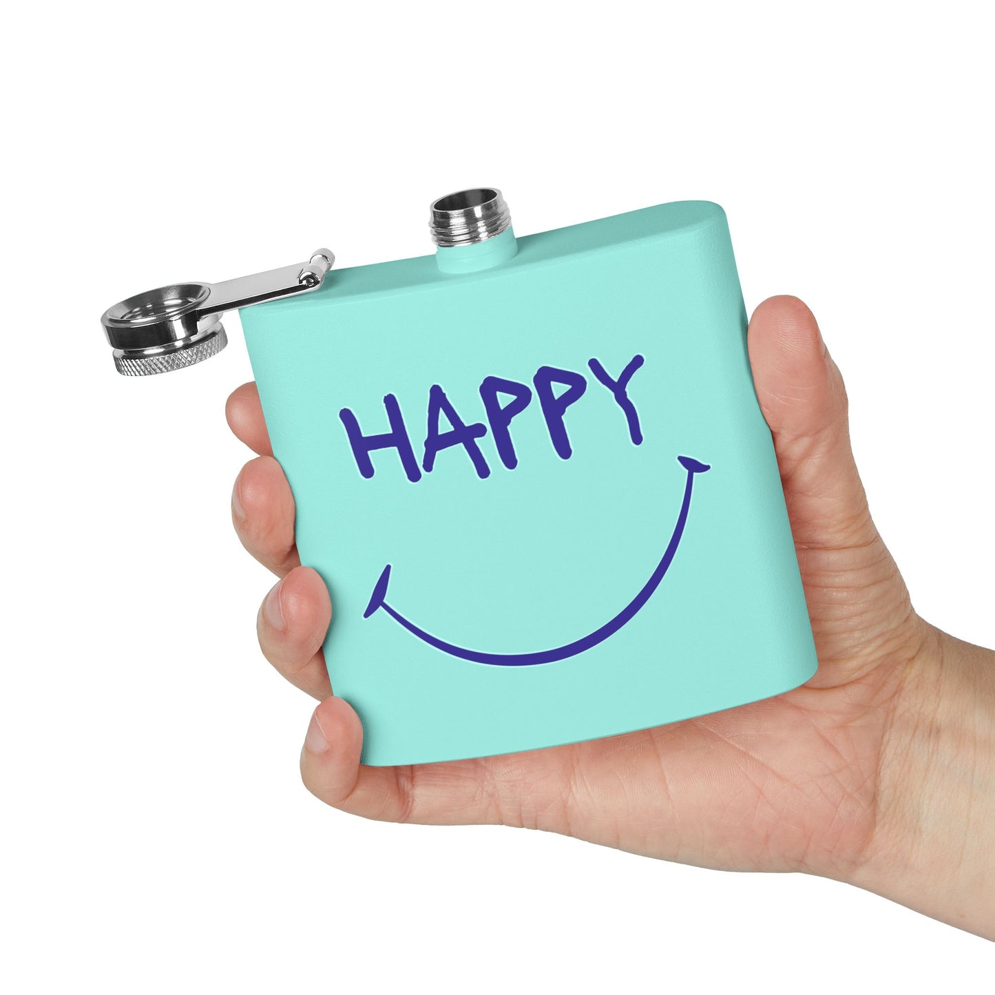 Happy Little Flask, 6oz