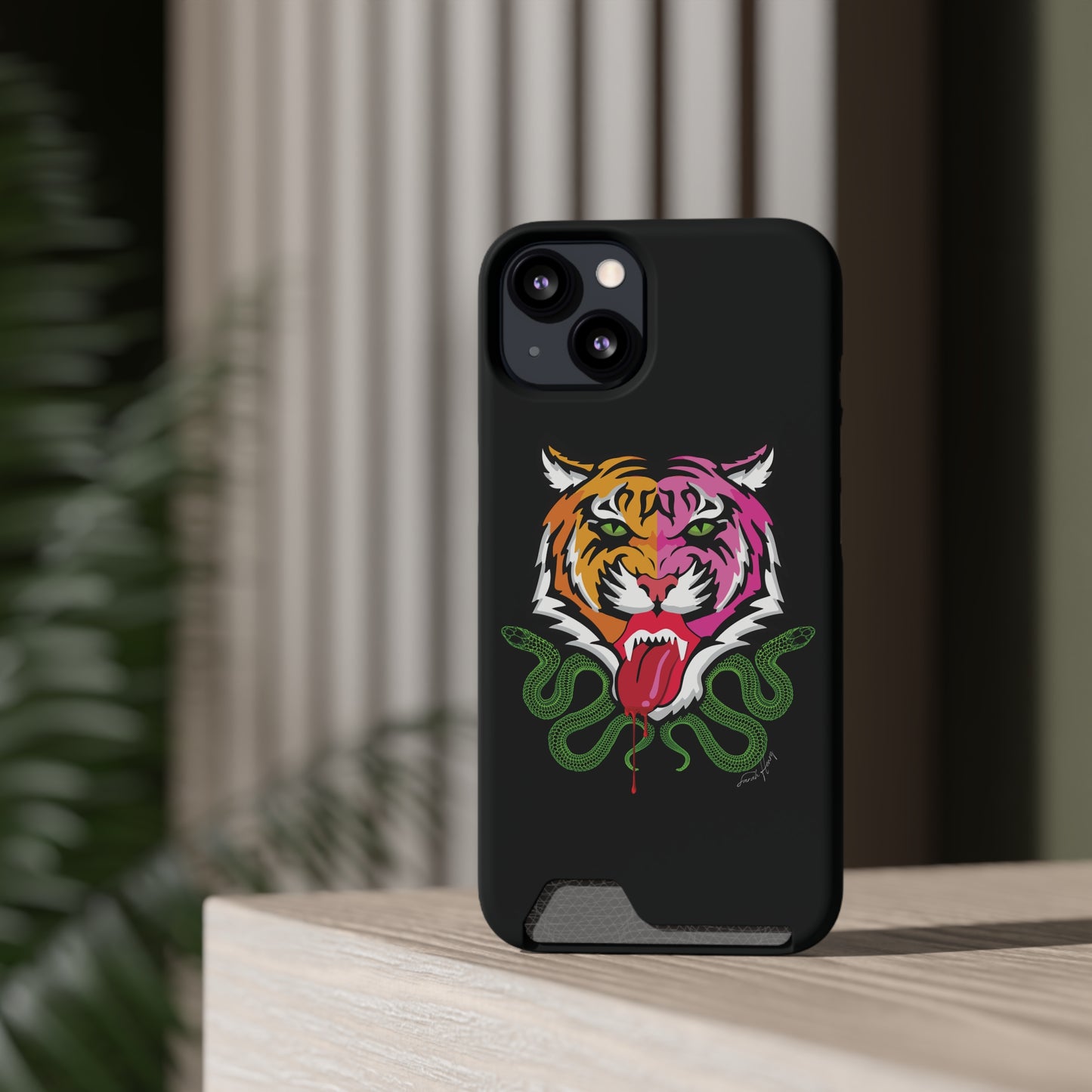 Kali Phone Case With Card Holder