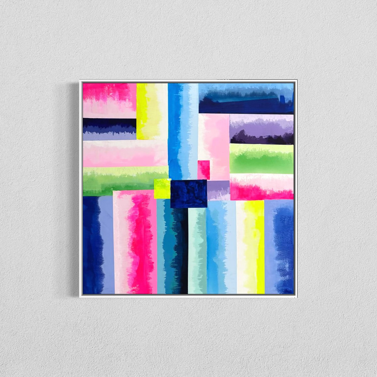 The Bright Side of Somewhere, 30"x30" Original Abstract Painting