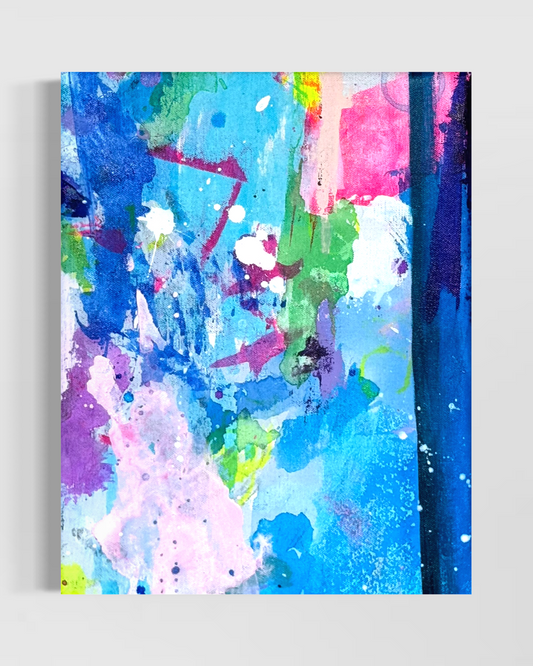Color Study II, 11"x14" Original Abstract Painting