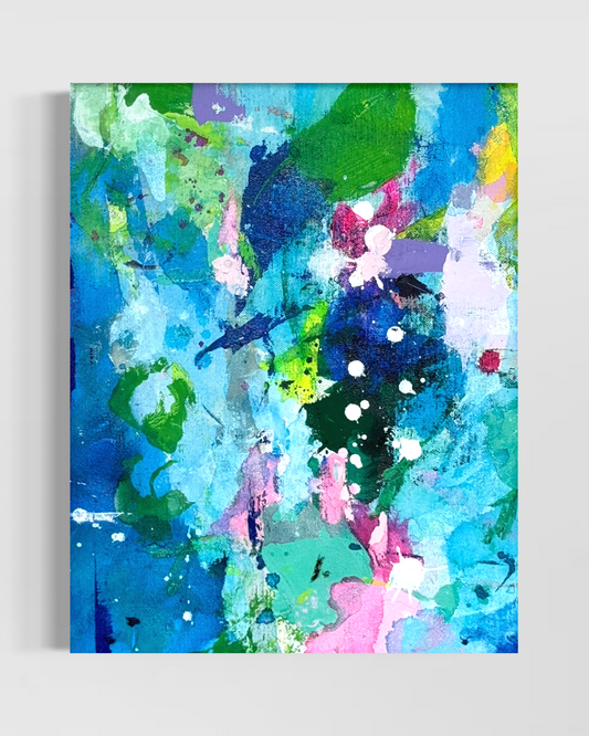 Color Study I, 11"x14" Original Abstract Painting
