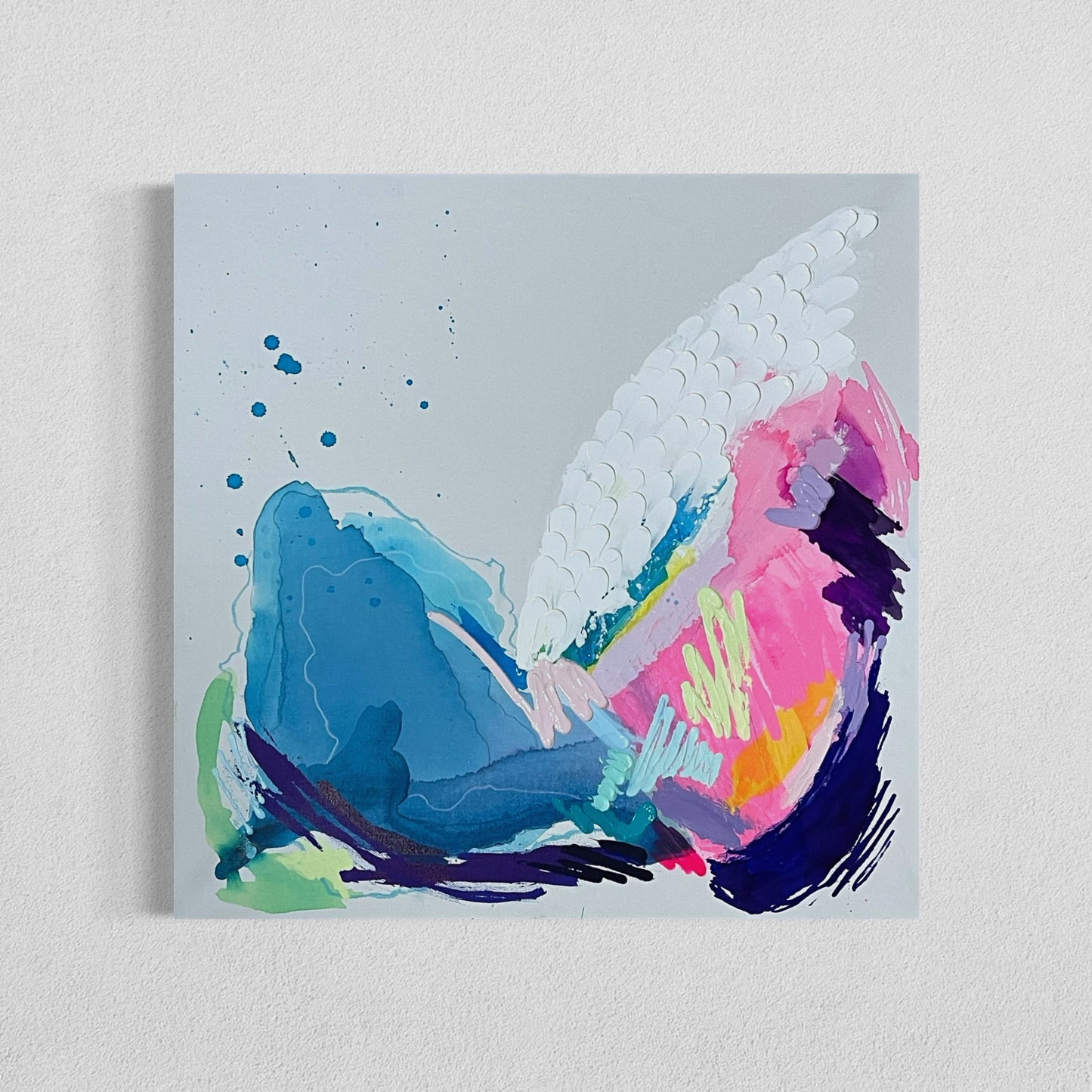Ariel, 24"x24" Original Abstract Painting