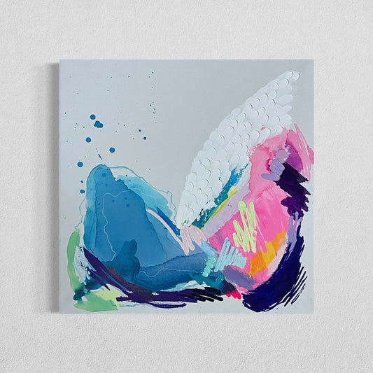 Ariel, 24"x24" Original Abstract Painting