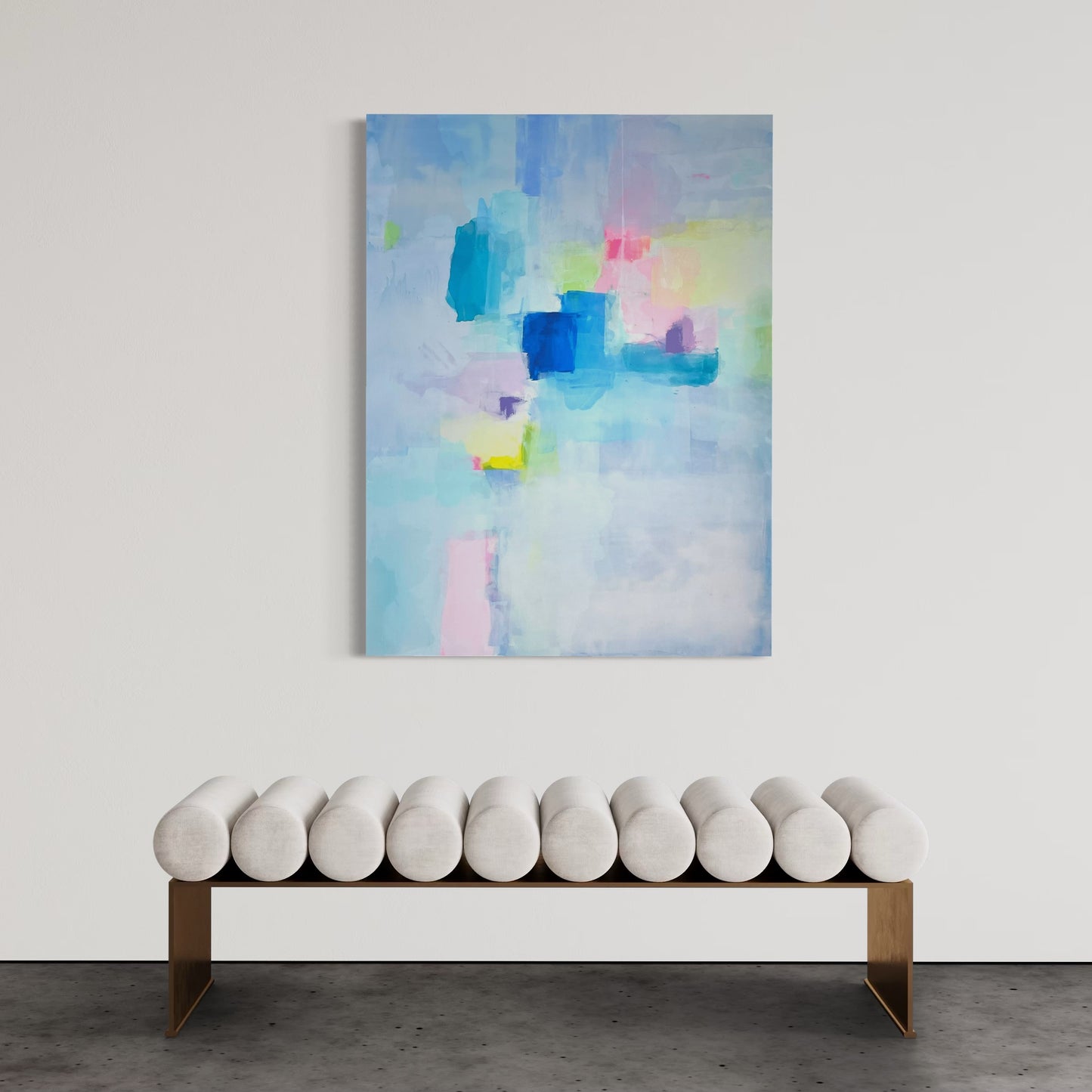 Daydream in Color, Ethereal Large Abstract Art, 36"x48"