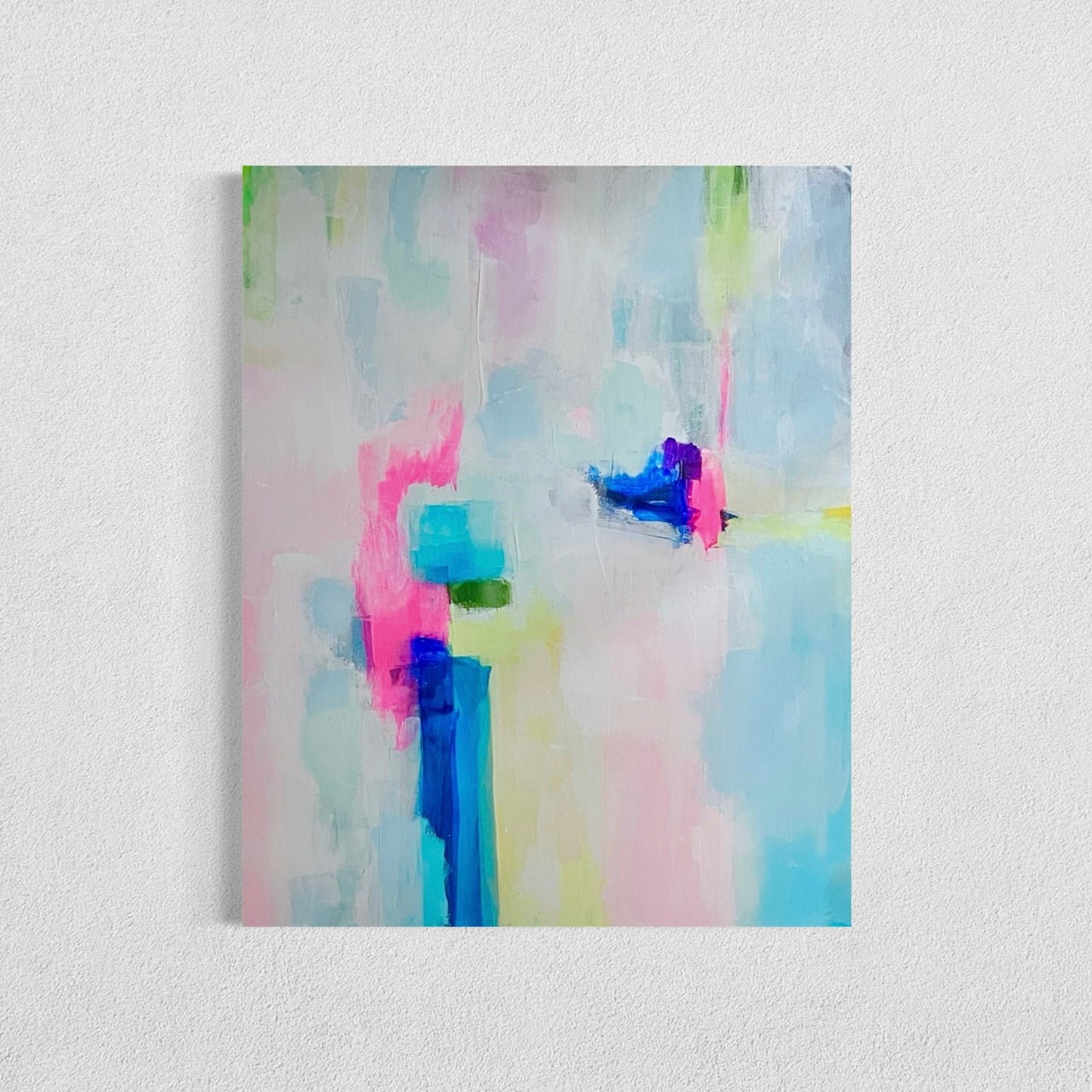 Chicago When She Blooms, 24"x30" Original Abstract Painting