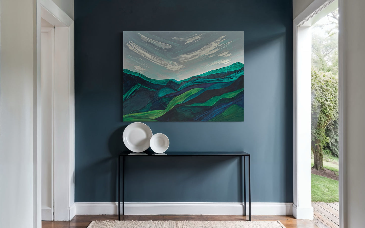 Tennessee Homesick Blues, 30"x40" original acrylic painting