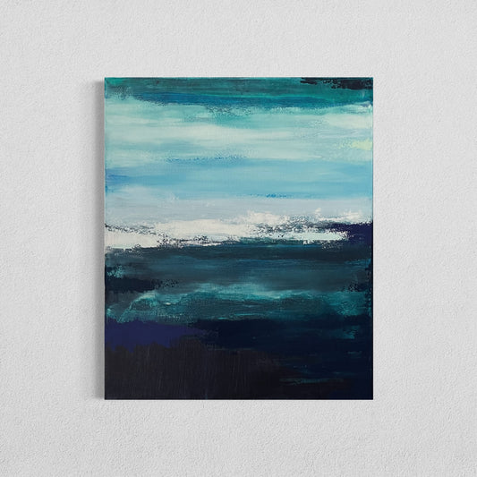 Tidewater, 20"x24" Original Abstract Painting