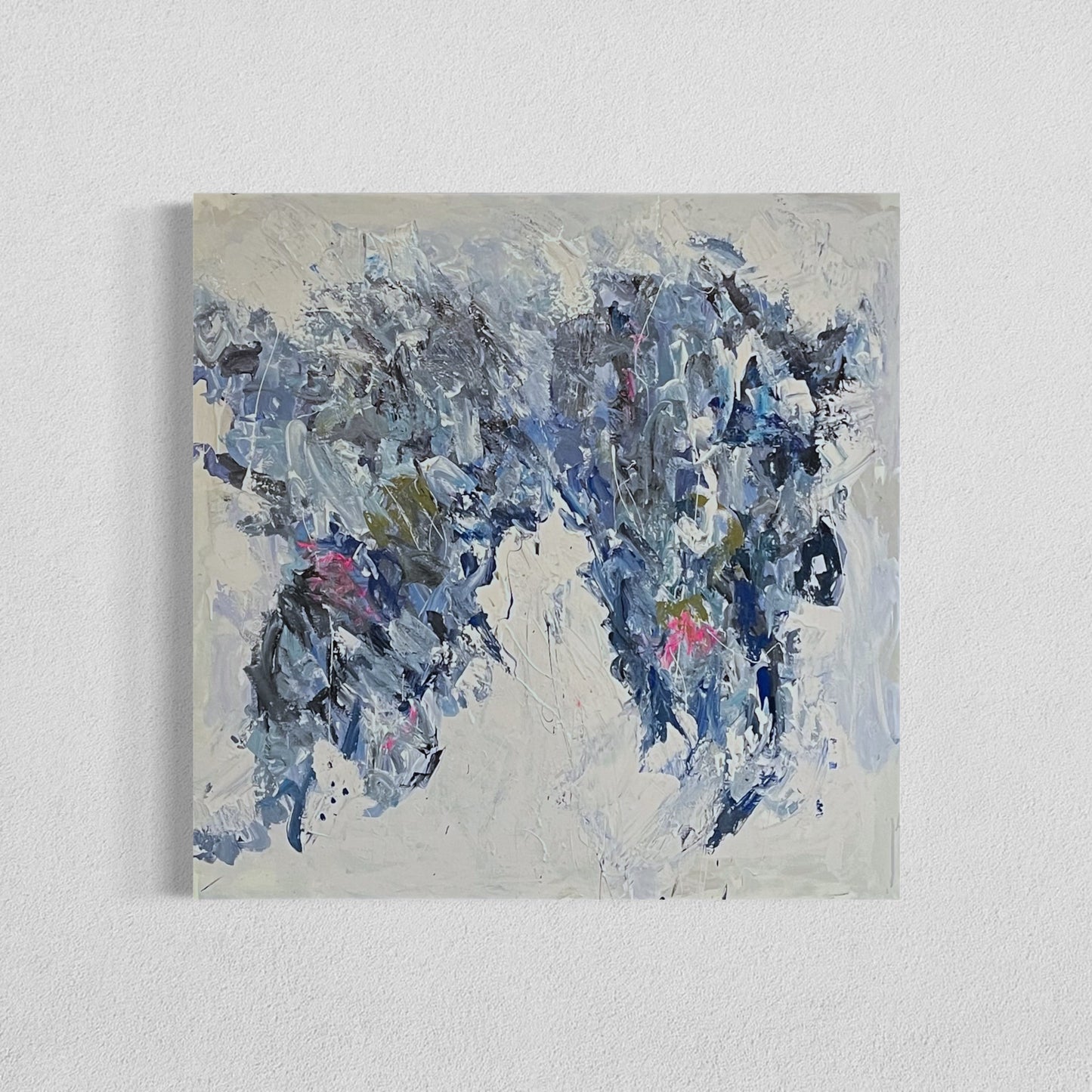 Winging It, 36"x36" Original Abstract Painting