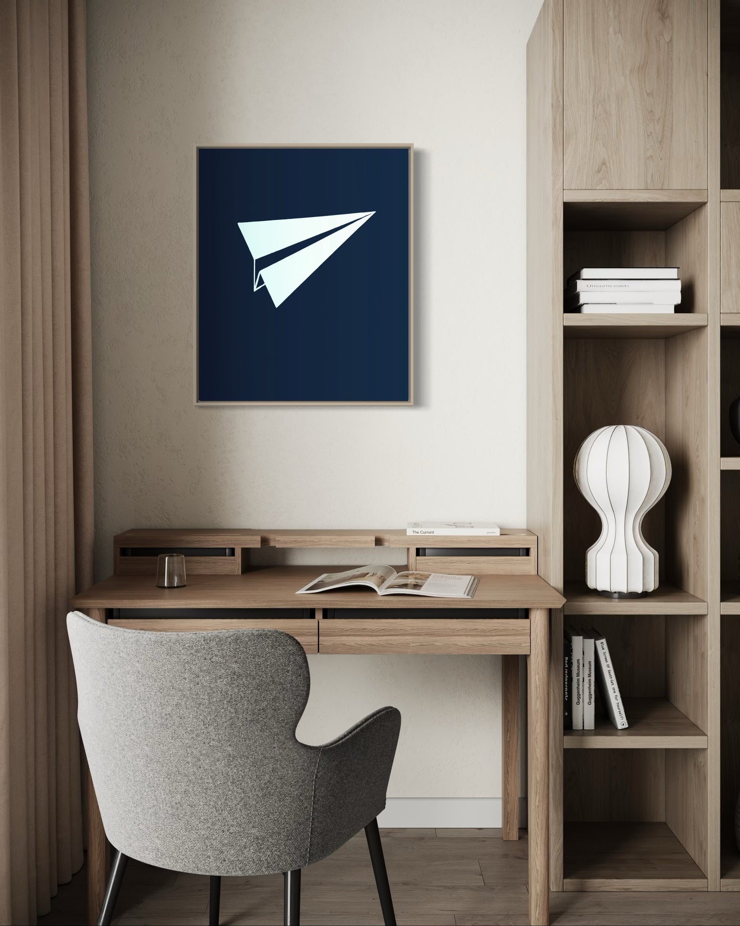 Follow the Paper, 20"x24" Original Abstract Painting