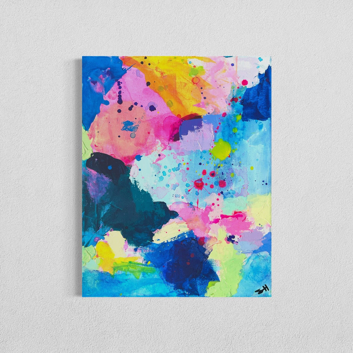 Color Rush Mini 8, 11"x14" Original Abstract Paintings