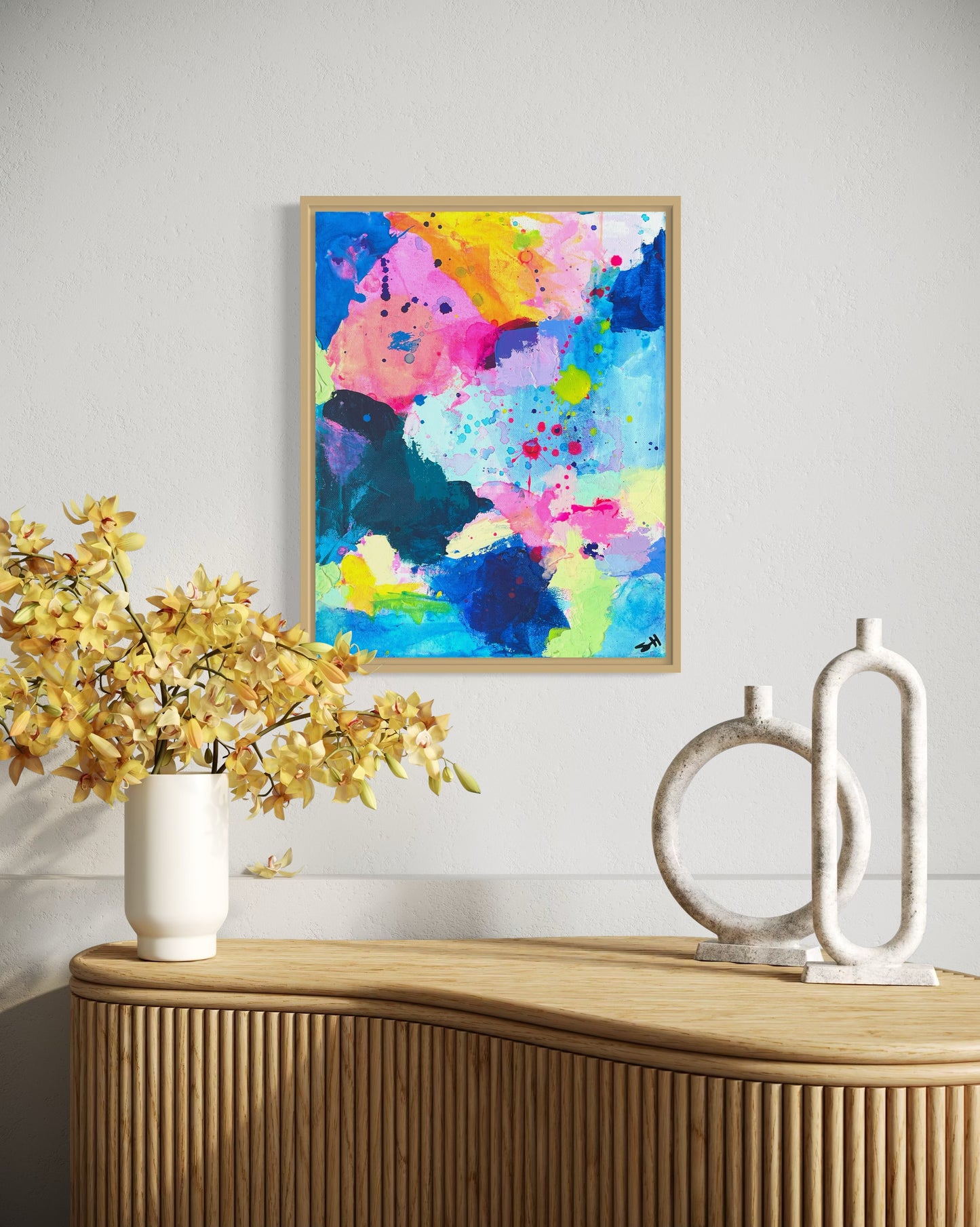 Color Rush Mini 8, 11"x14" Original Abstract Paintings