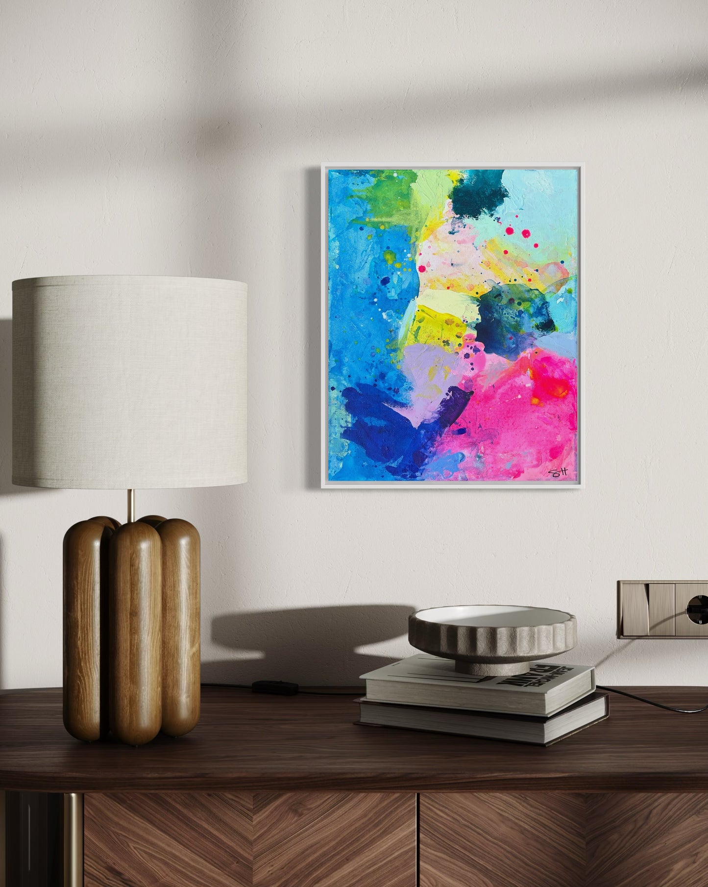 Color Rush Mini 6, 11"x14" Original Abstract Paintings