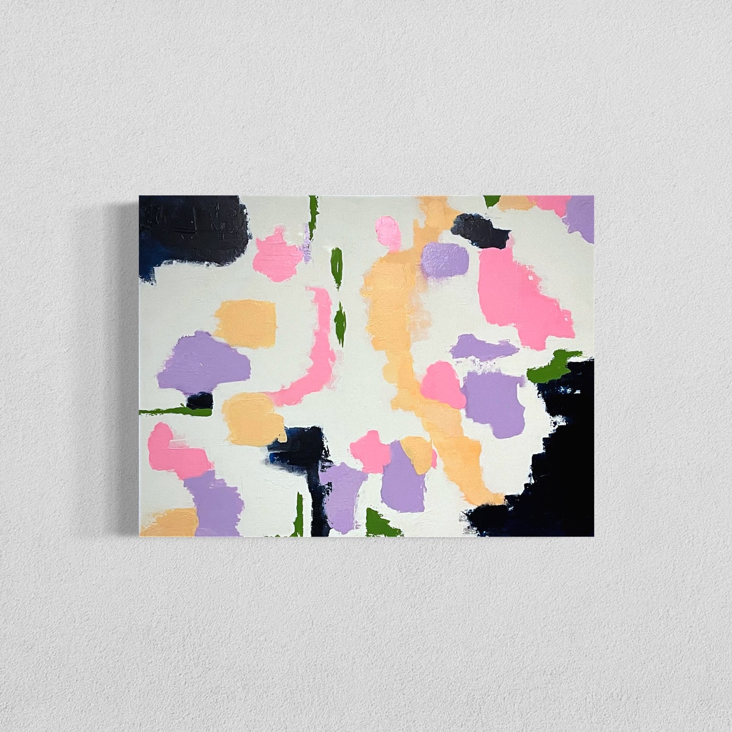 Jelly Bean, 30"x40" Original Abstract Painting