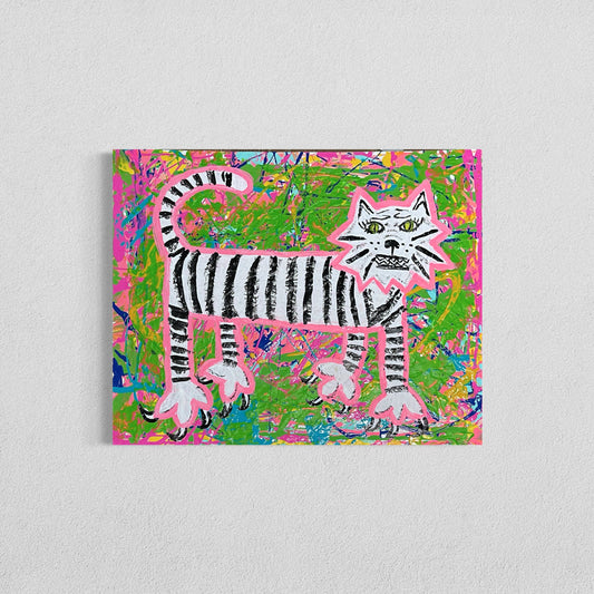 Tig, 11"x14" Original Abstract Painting