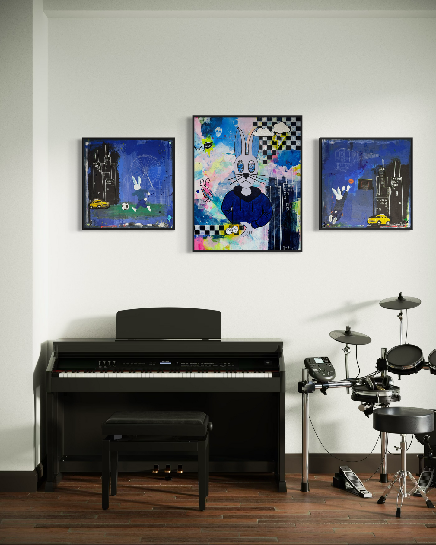 The Gamble, 24"x30" Original Abstract Expressionism Painting