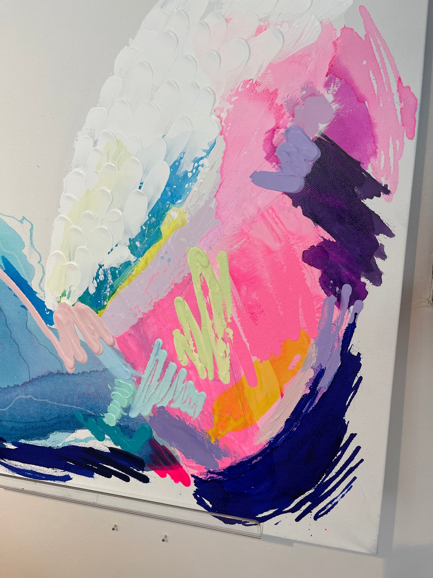 Ariel, 24"x24" Original Abstract Painting