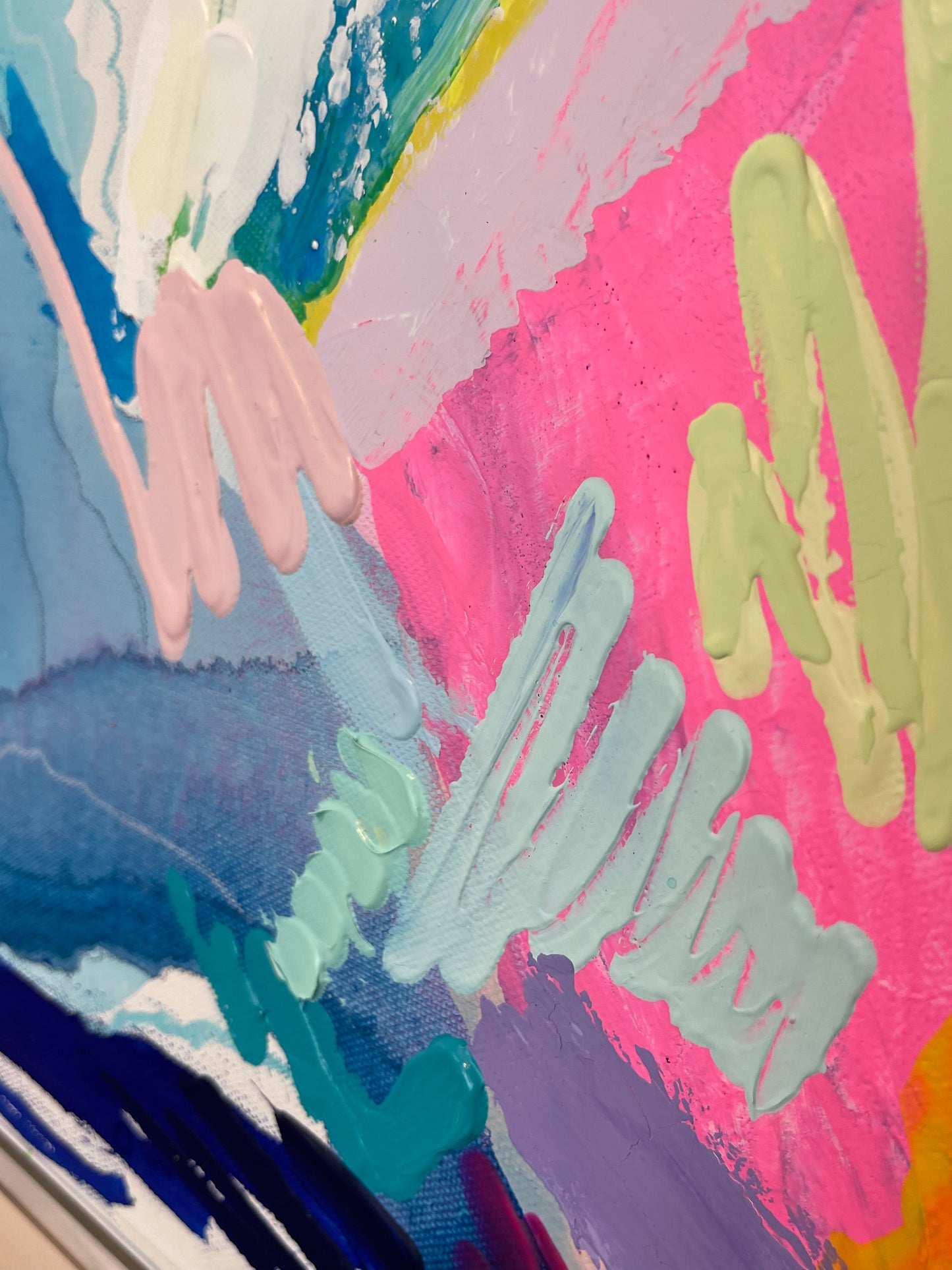 Ariel, 24"x24" Original Abstract Painting