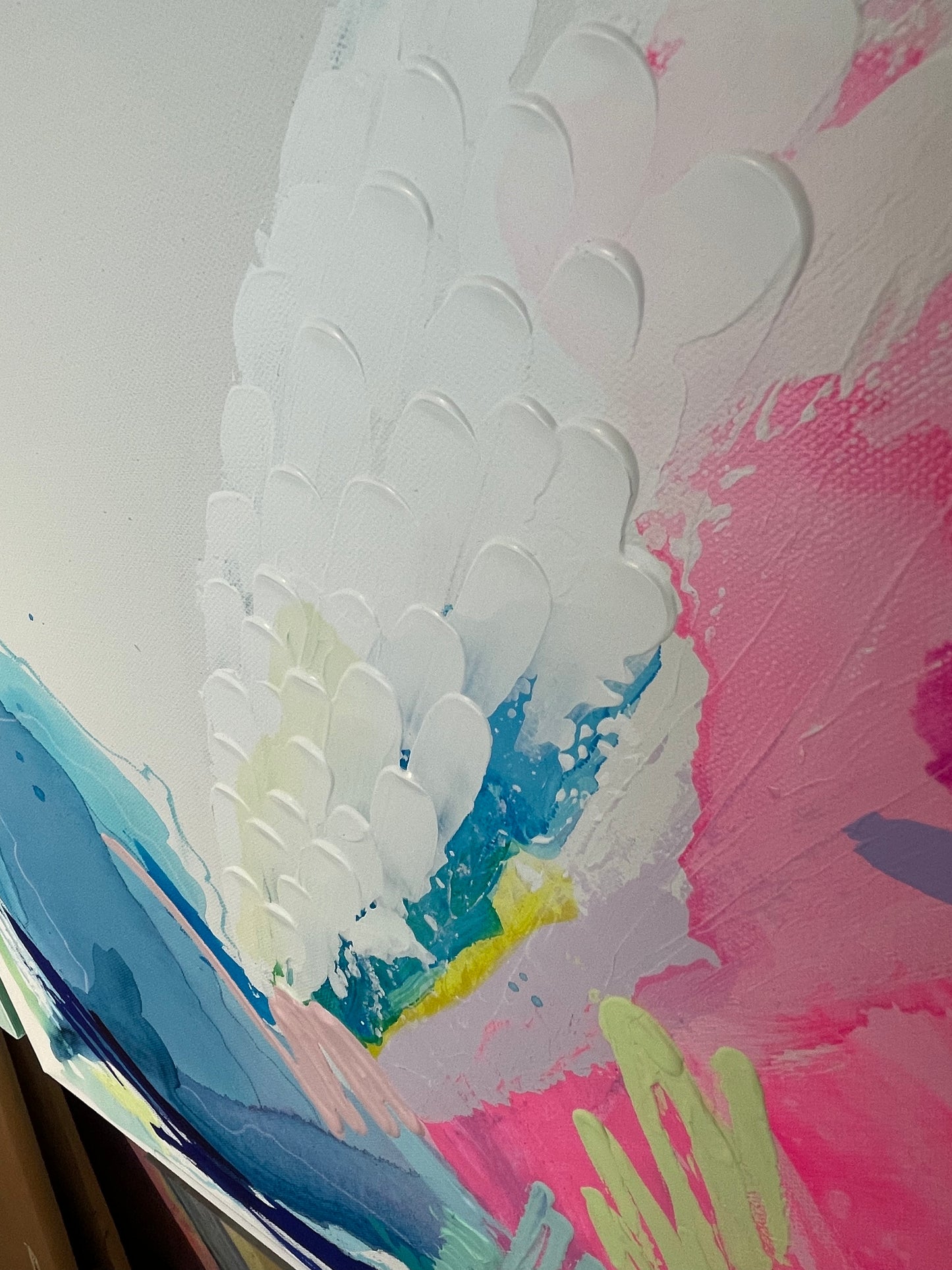 Ariel, 24"x24" Original Abstract Painting