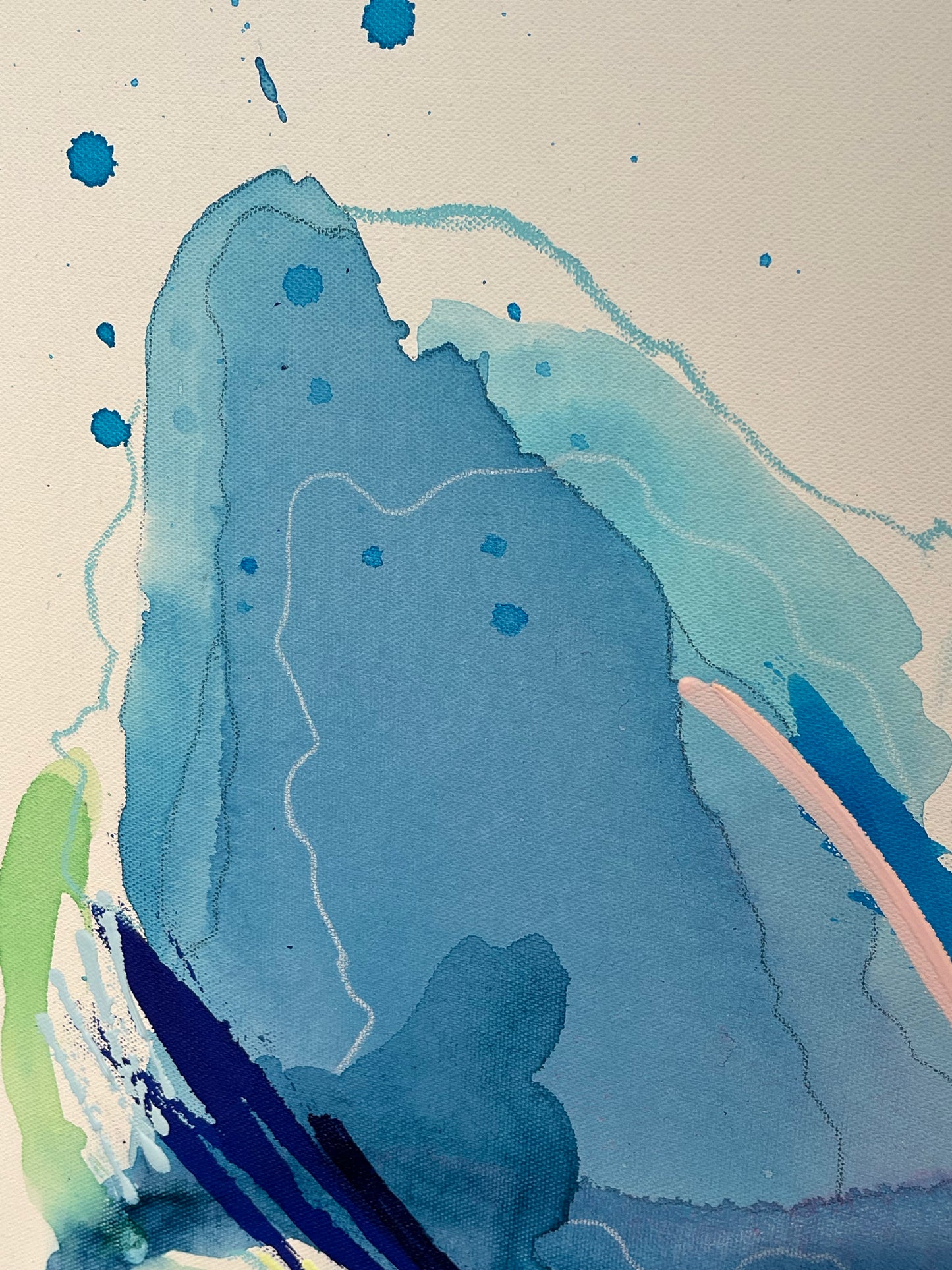 Ariel, 24"x24" Original Abstract Painting