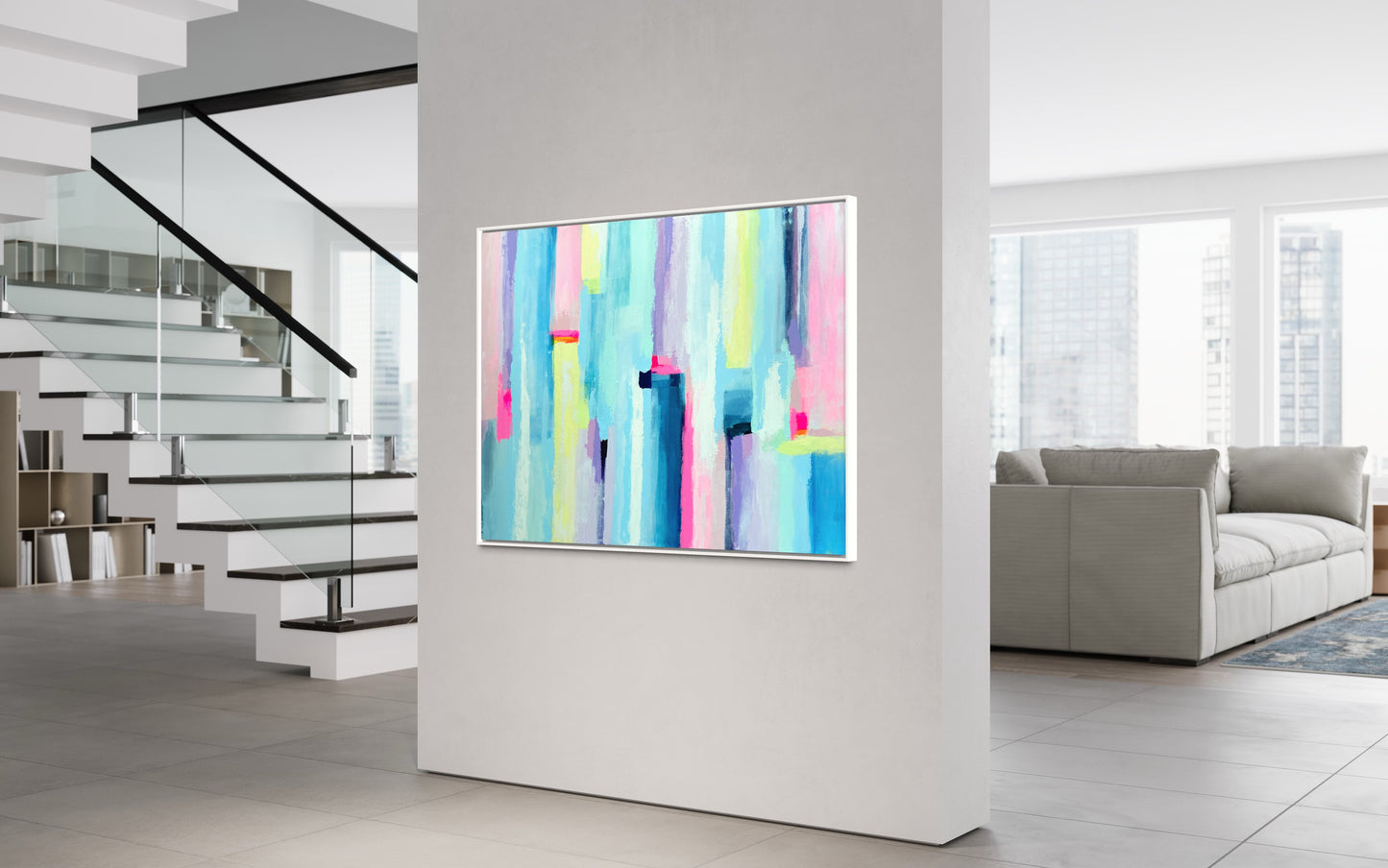 Birdsong, 36"x48" Original Abstract Painting