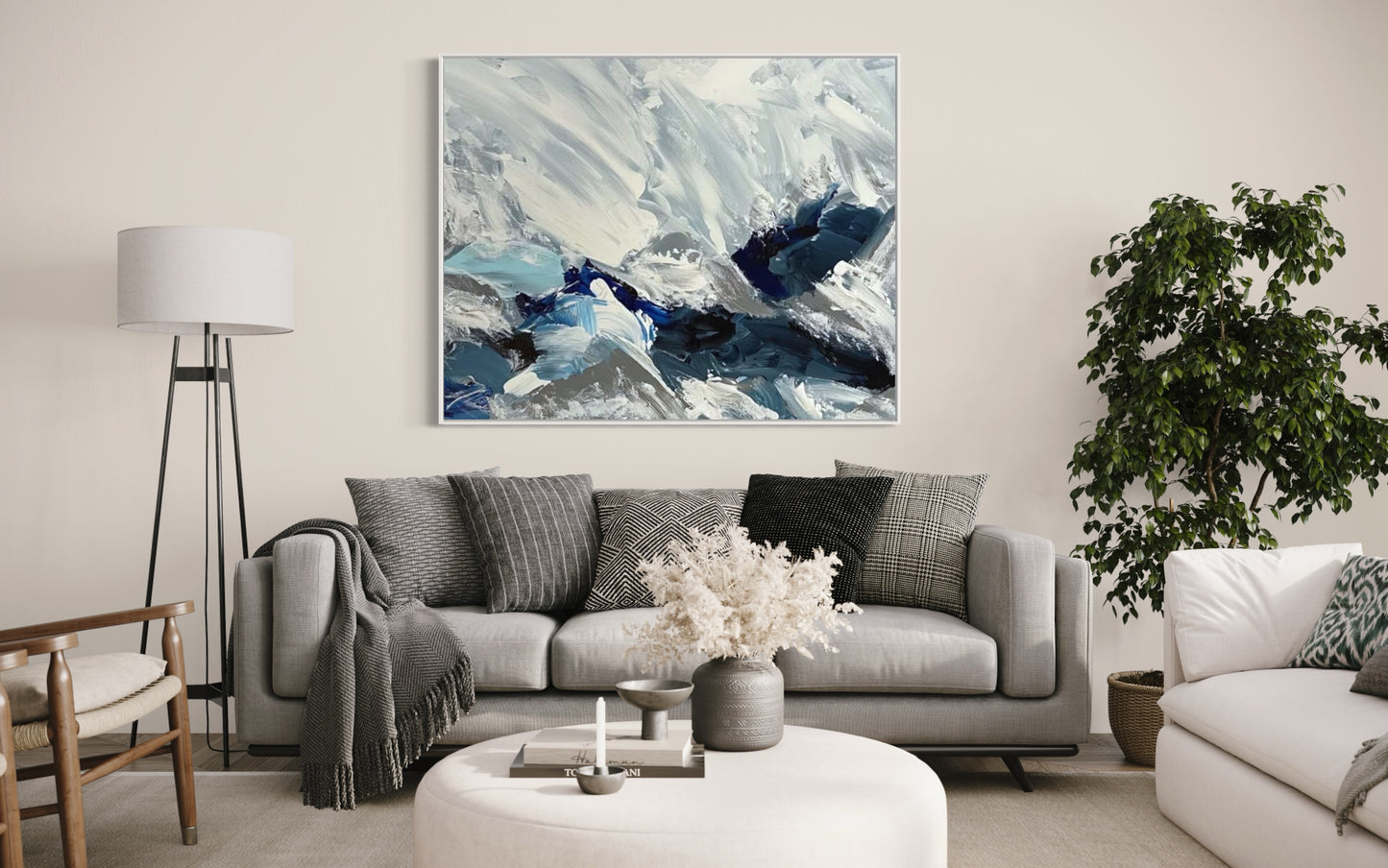 Crushed Ice, 36"x48" Original Painting