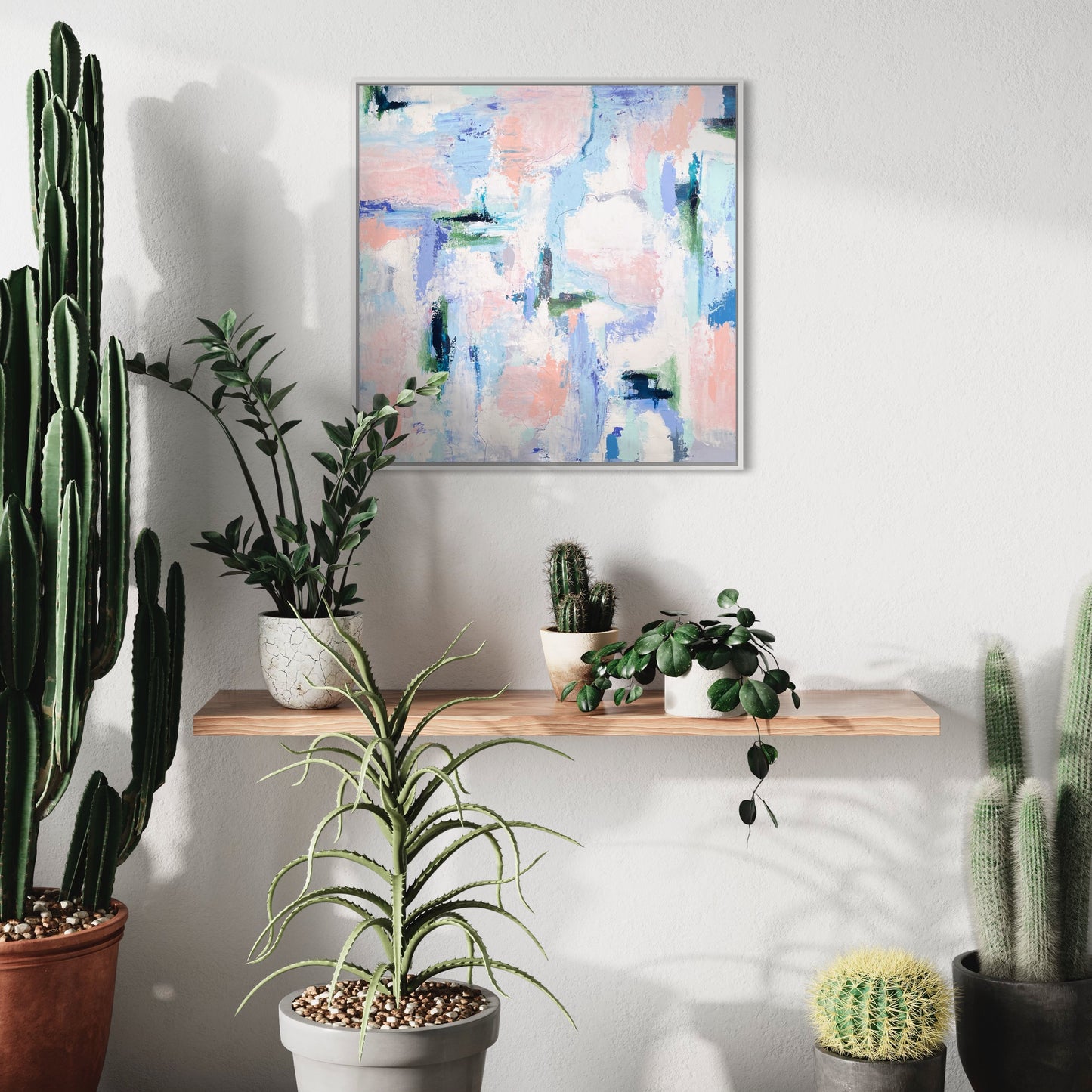 Wren, 24"x24" Original Abstract Painting