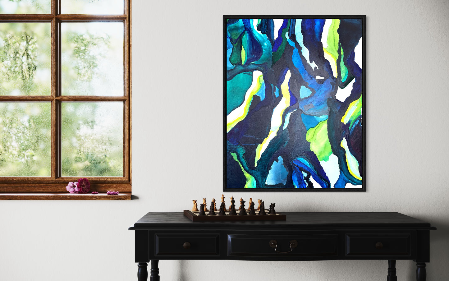 Leaded Light, 24"x30" Original Abstract Painting