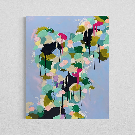 Spring Softening, 24"x36" Original Abstract Painting